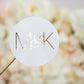 Glitter - Sticker (lot de 15) - Stickers étiquettes - 4 cm - Lot de 15 - Luxe Carterie Studio
