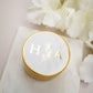 "Gréta - Sticker" - Faire-part de mariage chic, élégant et romantique avec dorure or - Wedding stationery - Création Luxe Carterie Studio