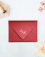 HARMONIE - Enveloppe épaisse Initiales - Enveloppe - 12 cm x 16.5 cm - Luxe Carterie Studio