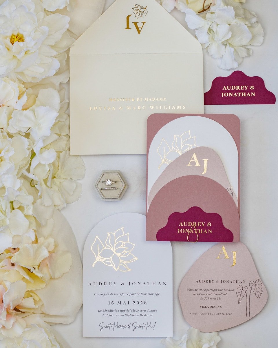 Honey - Echantillon - Faire - part - Luxe Carterie Studio