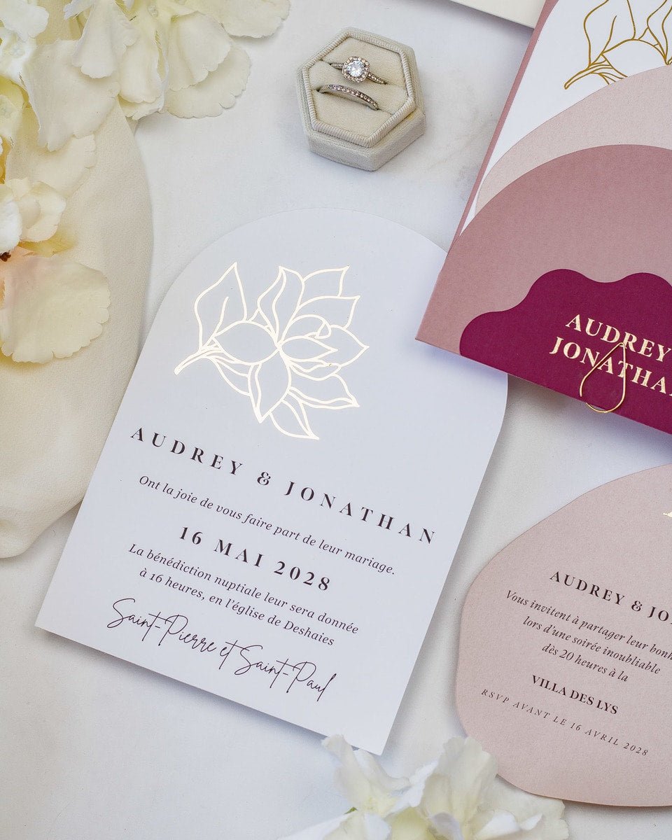 Honey - Echantillon - Faire - part - Luxe Carterie Studio