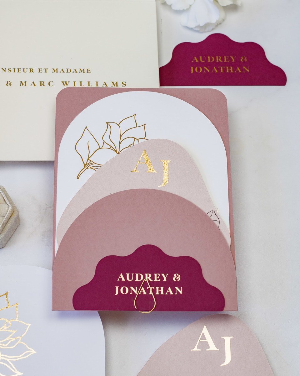 Honey - Echantillon - Faire - part - Luxe Carterie Studio