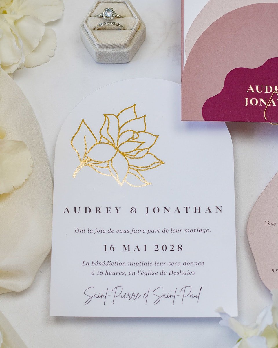 Honey - Echantillon - Faire - part - Luxe Carterie Studio