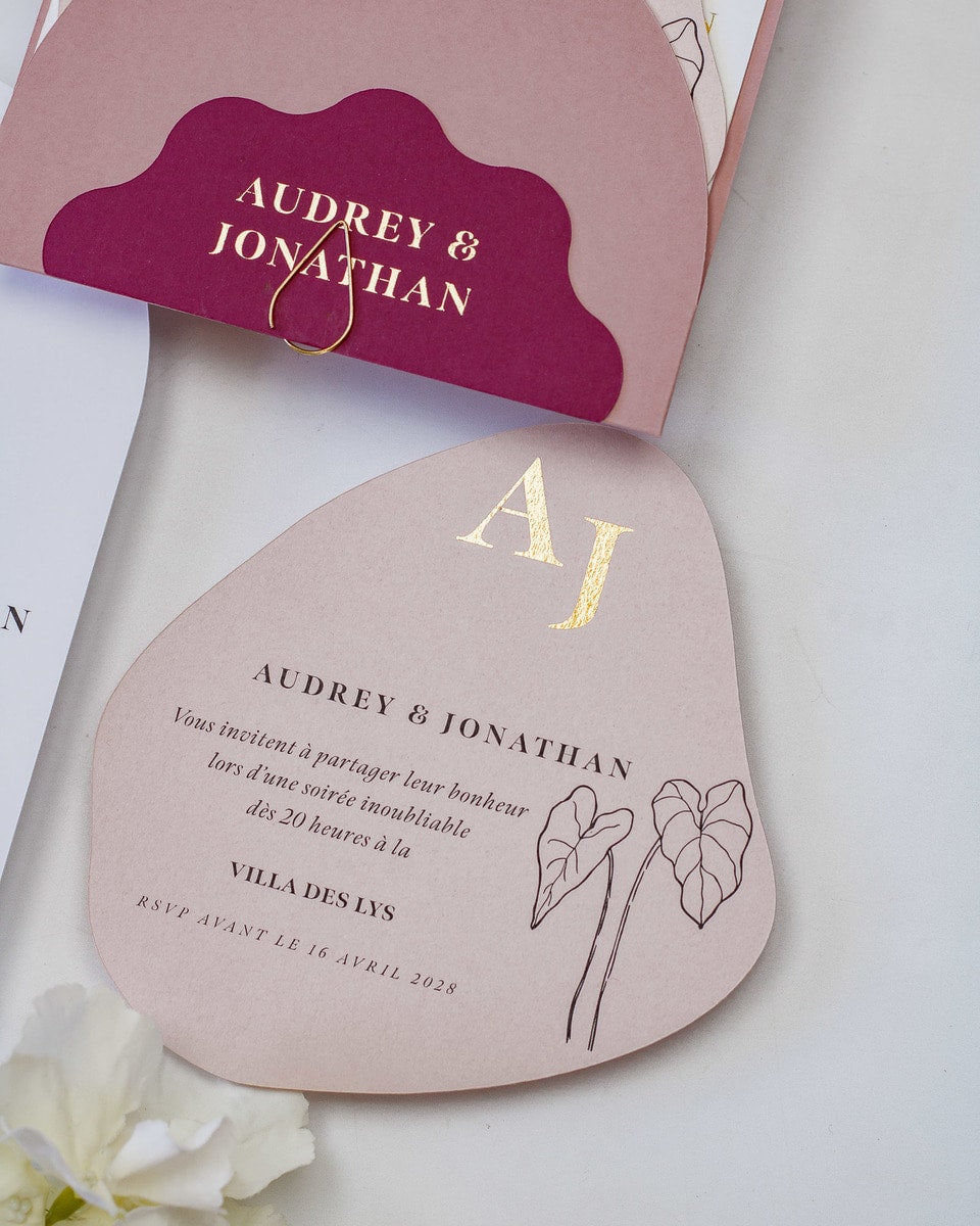 Honey - Echantillon - Faire - part - Luxe Carterie Studio