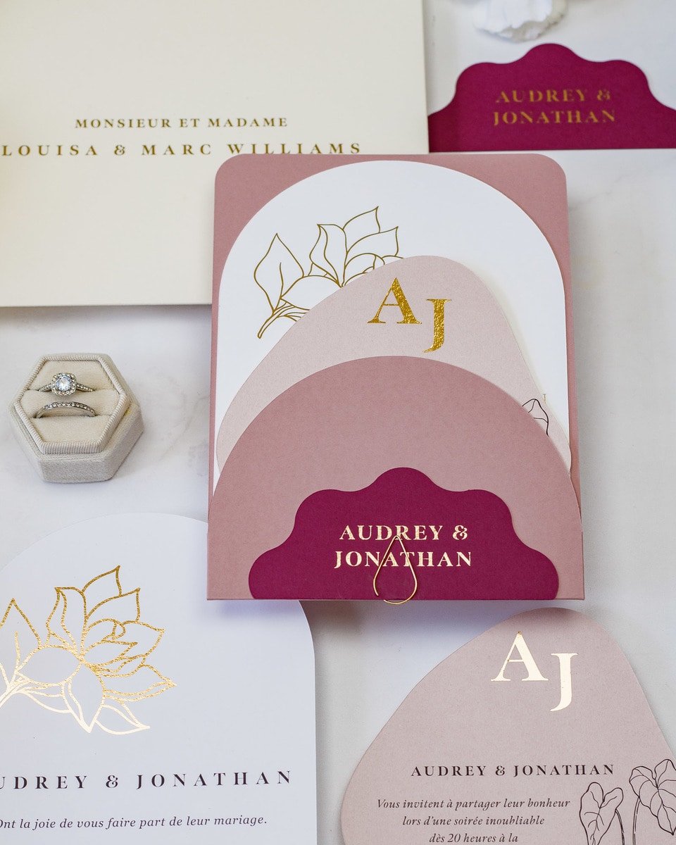 Honey - Echantillon - Faire - part - Luxe Carterie Studio