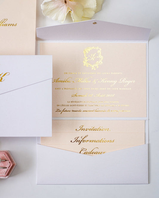 Hope - Echantillon - Faire - part - Luxe Carterie Studio