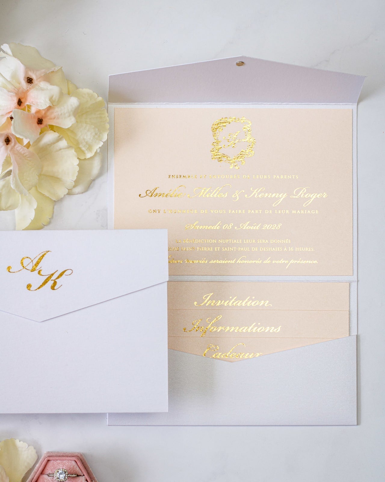 Hope - Echantillon - Faire - part - Luxe Carterie Studio