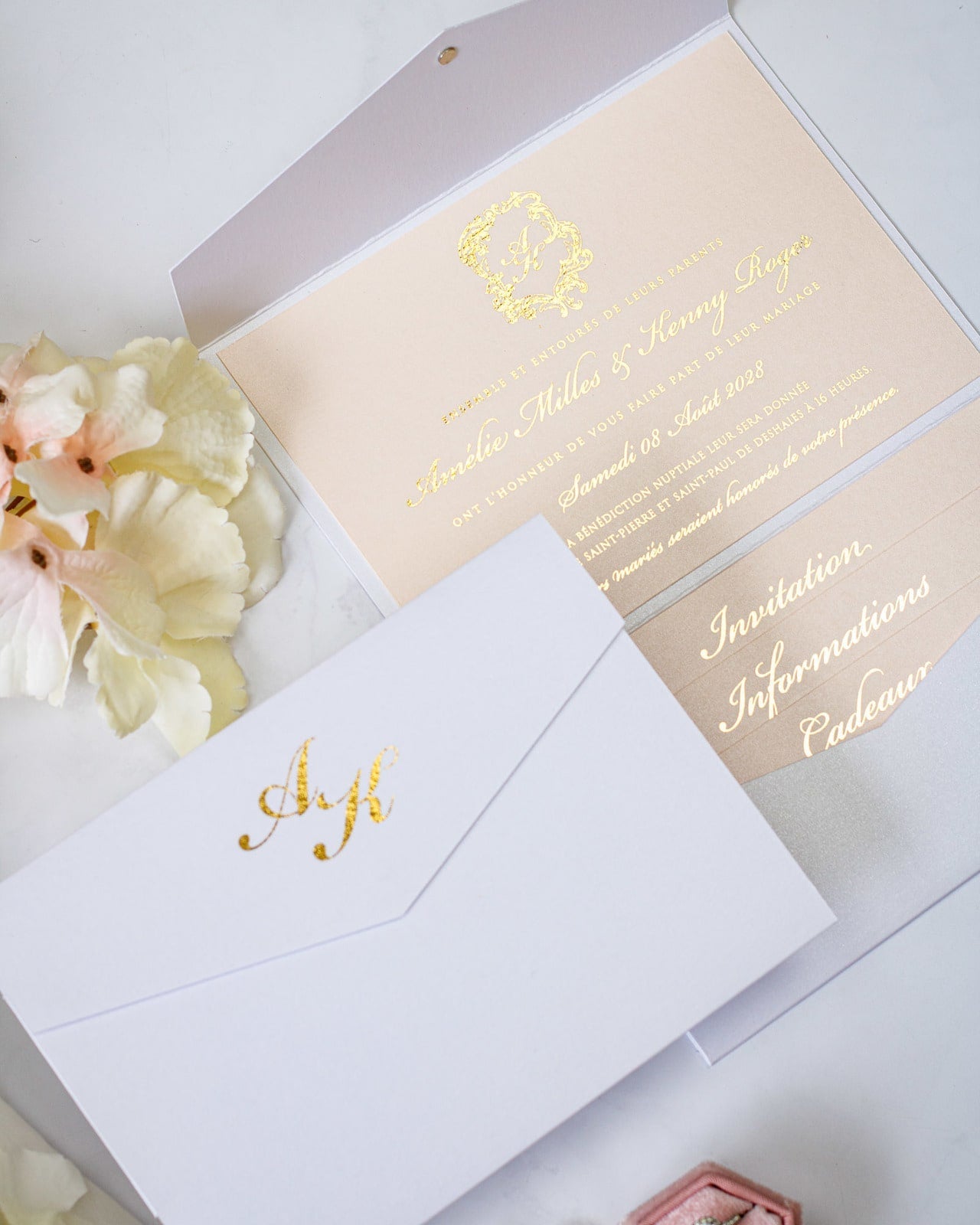 Hope - Echantillon - Faire - part - Luxe Carterie Studio