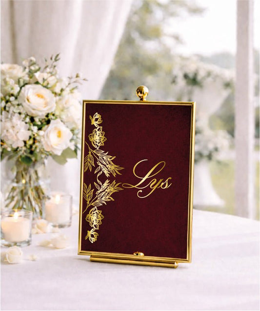 Hortensia - Nom de table - Nom de table - Luxe Carterie Studio