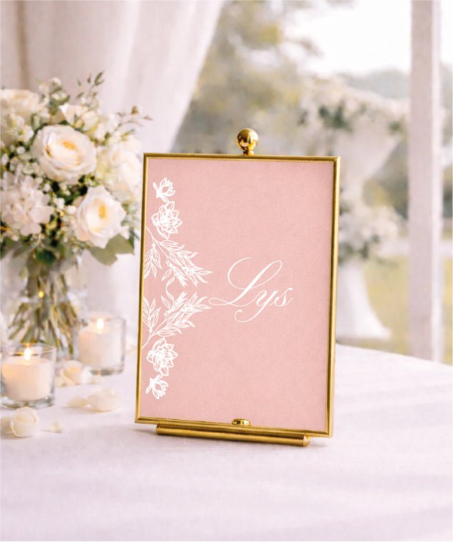 Hortensia - Nom de table - Nom de table - Luxe Carterie Studio
