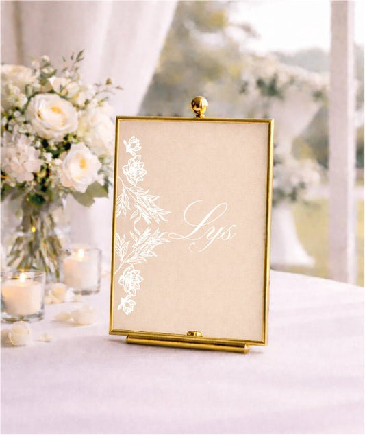 Hortensia - Nom de table - Nom de table - Luxe Carterie Studio