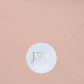"Ida - Sticker" - Faire-part de mariage chic, élégant et romantique avec dorure or - Wedding stationery - Création Luxe Carterie Studio