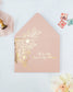IDYLLE - Enveloppe épaisse avec Dorure - Enveloppe - 12 cm x 16.5 cm - Luxe Carterie Studio