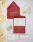 "India" - Faire-part de mariage chic, élégant et romantique avec dorure or - Wedding stationery - Création Luxe Carterie Studio