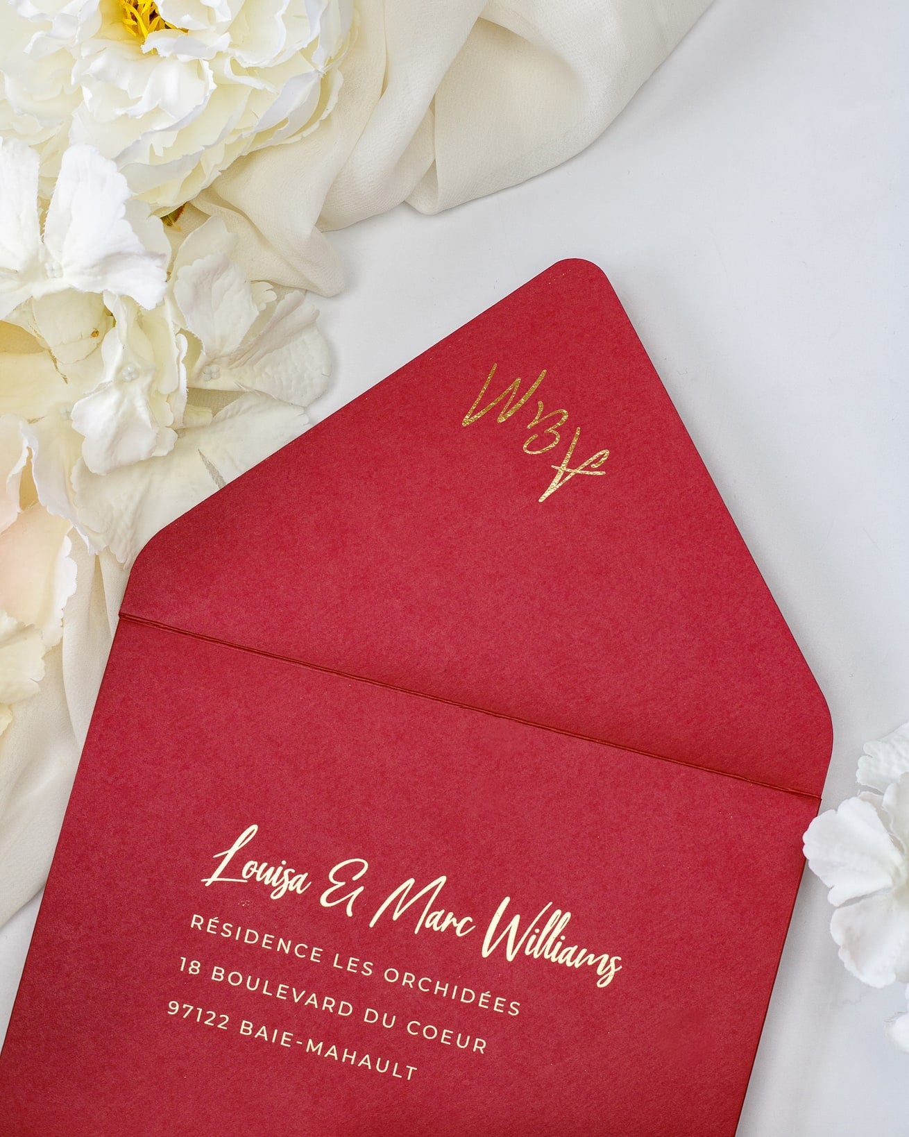 India - Echantillon - Faire - part - Luxe Carterie Studio