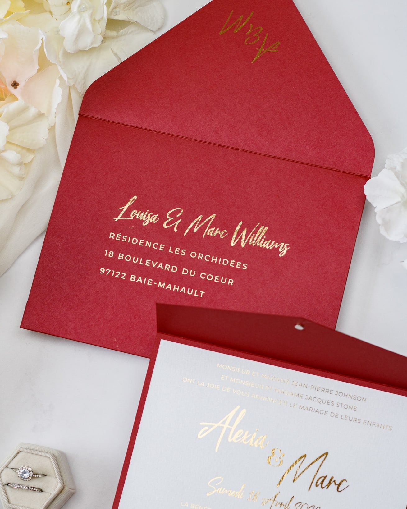India - Echantillon - Faire - part - Luxe Carterie Studio