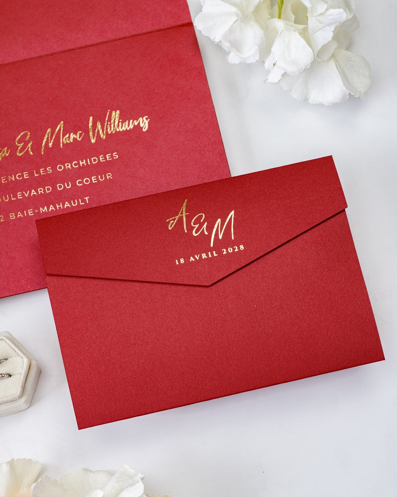 India - Echantillon - Faire - part - Luxe Carterie Studio
