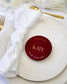 "Inès - Marque-place" – Marque-place chic, élégant et romantique avec dorure or pour réception de mariage – Papeterie de mariage - Wedding stationery - Création Luxe Carterie Studio