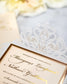 "Infinity" - Faire-part de mariage laser cut élégant et romantique avec dorure or - Wedding stationery - Création Luxe Carterie Studio