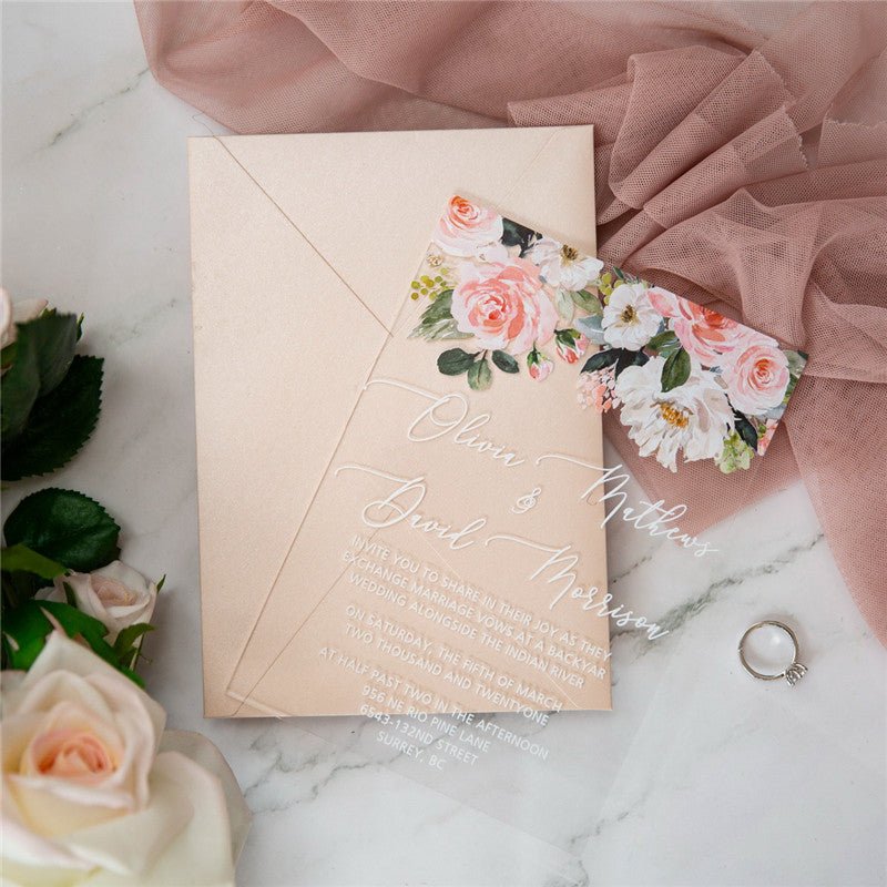 Iria - Faire - part - Faire - part seul - Sans enveloppe - Luxe Carterie Studio