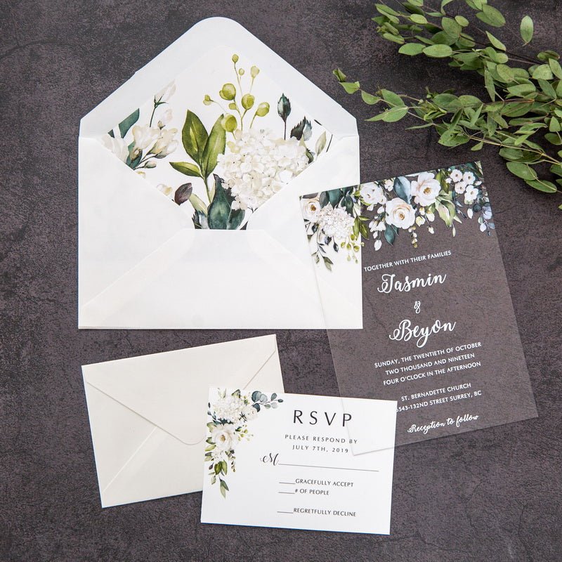 Iria - Faire - part - Faire - part seul - Sans enveloppe - Luxe Carterie Studio