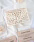 "Jade" - Faire-part de mariage laser cut élégant et romantique avec dorure or - Wedding stationery - Création Luxe Carterie Studio