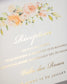 "Jais" - Faire-part de mariage fleuris élégant et romantique avec dorure or et wax seal – Wedding stationery - Création Luxe Carterie Studio