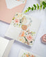 "Jais" - Faire-part de mariage fleuris élégant et romantique avec dorure or et wax seal – Wedding stationery - Création Luxe Carterie Studio