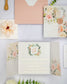 "Jais" - Faire-part de mariage fleuris élégant et romantique avec dorure or et wax seal – Wedding stationery - Création Luxe Carterie Studio