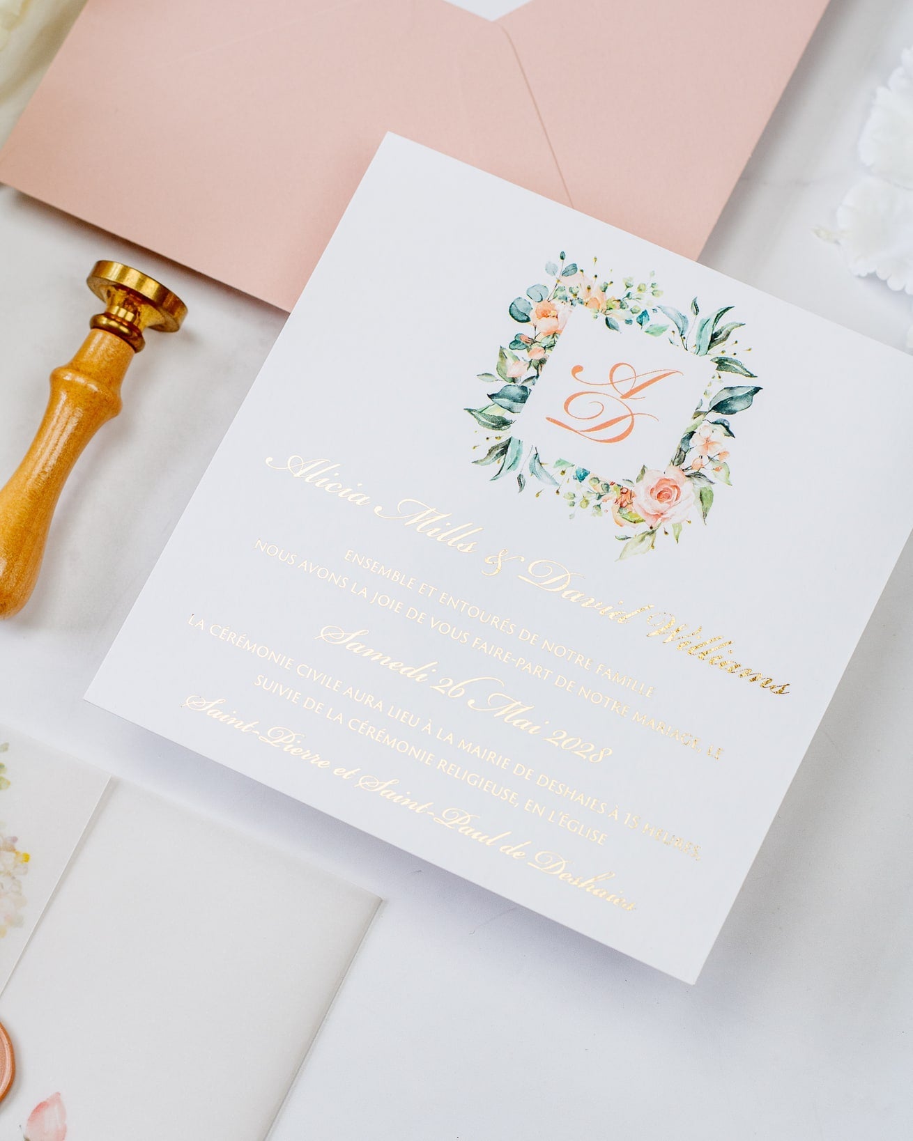 Jais - Echantillon - Faire - part - Luxe Carterie Studio