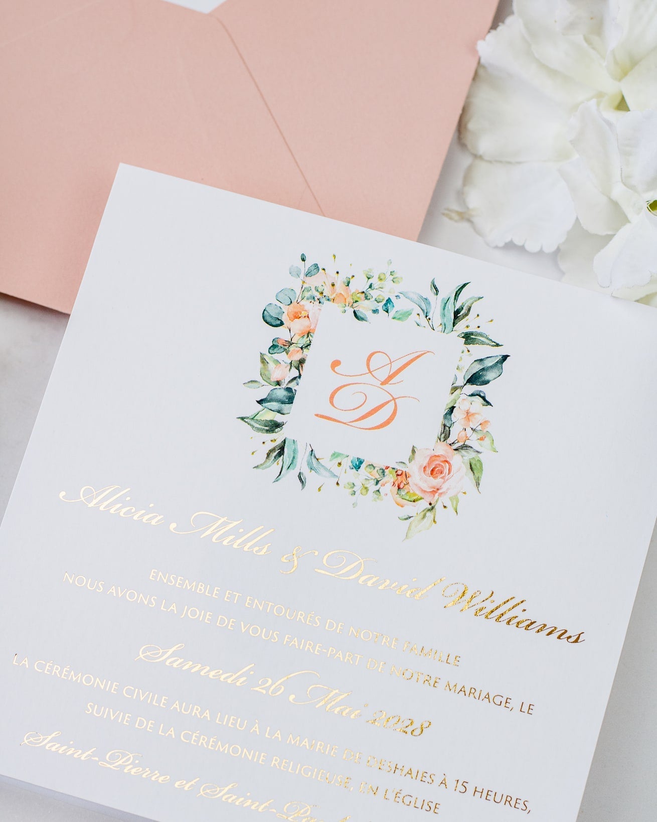 Jais - Echantillon - Faire - part - Luxe Carterie Studio
