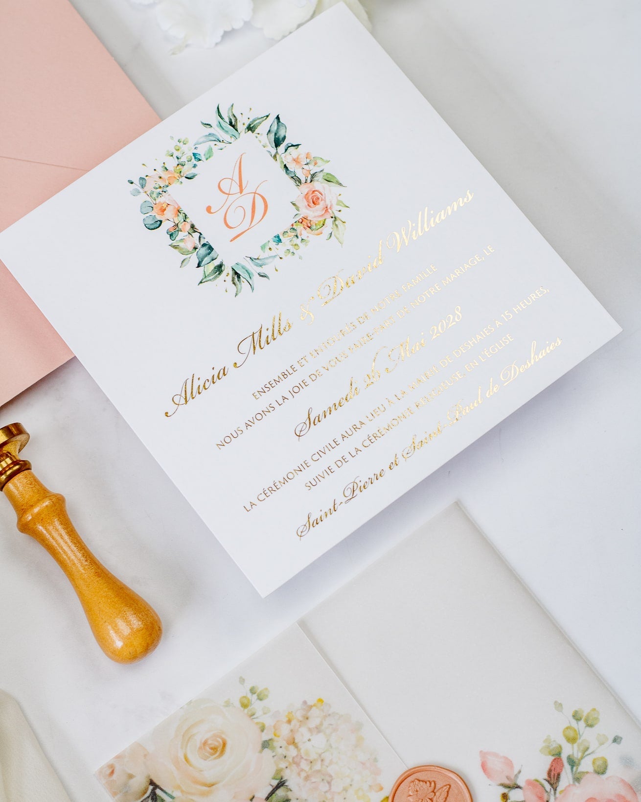Jais - Echantillon - Faire - part - Luxe Carterie Studio