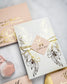 "Jana" - Faire-part de mariage chic, élégant et romantique avec dorure or - Wedding stationery - Création Luxe Carterie Studio