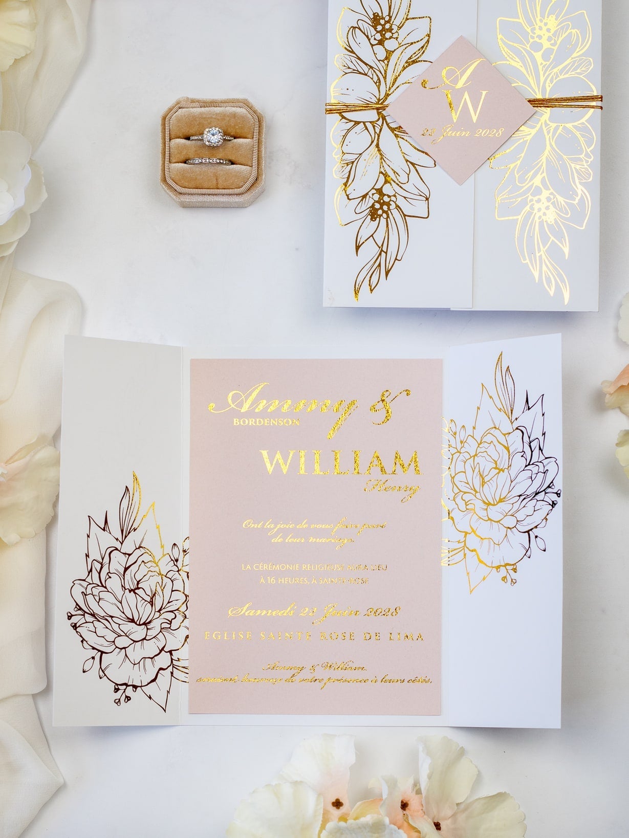 Jana - Echantillon - Faire - part - Luxe Carterie Studio