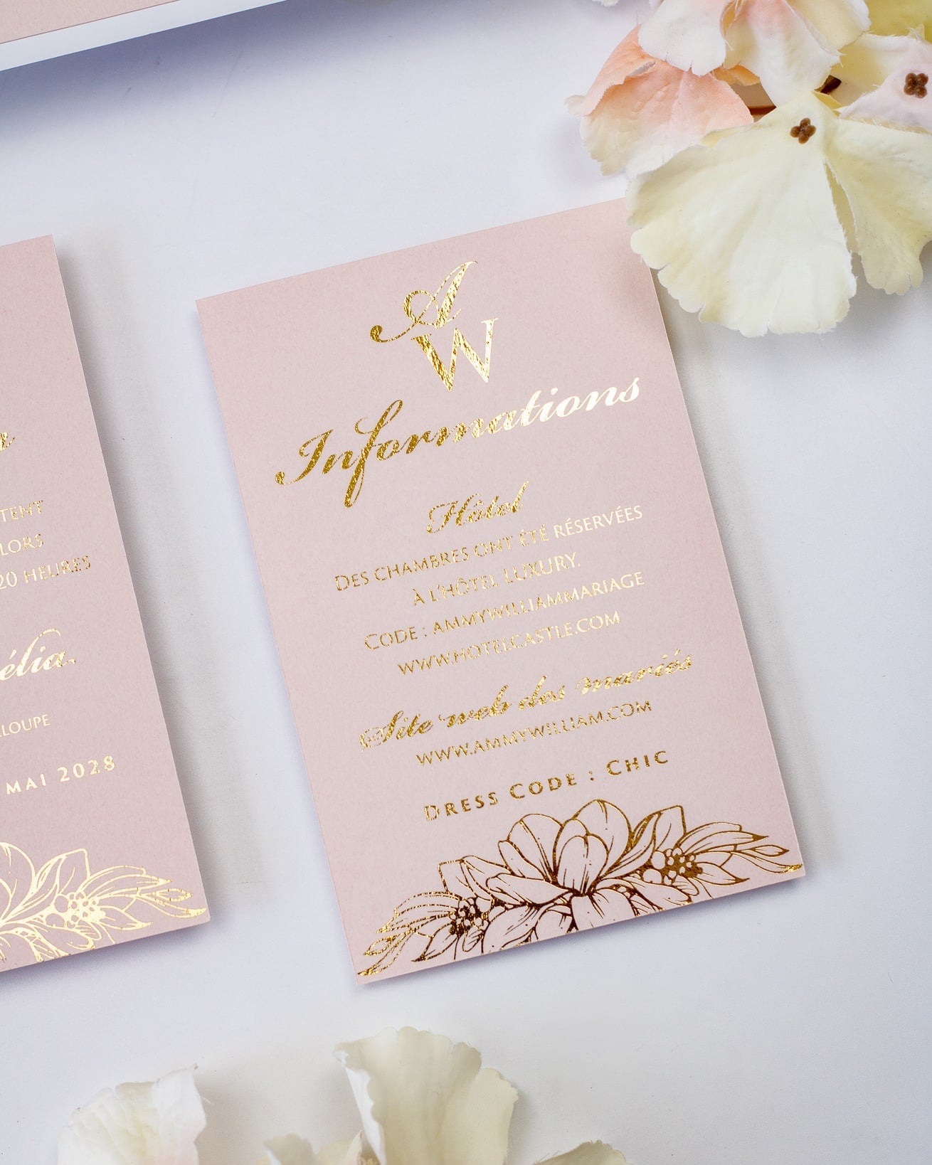 Jana - Echantillon - Faire - part - Luxe Carterie Studio