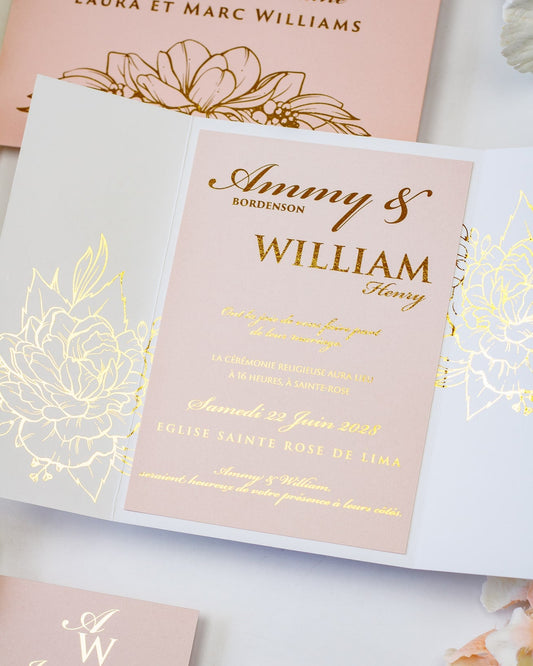 Jana - Echantillon - Faire - part - Luxe Carterie Studio