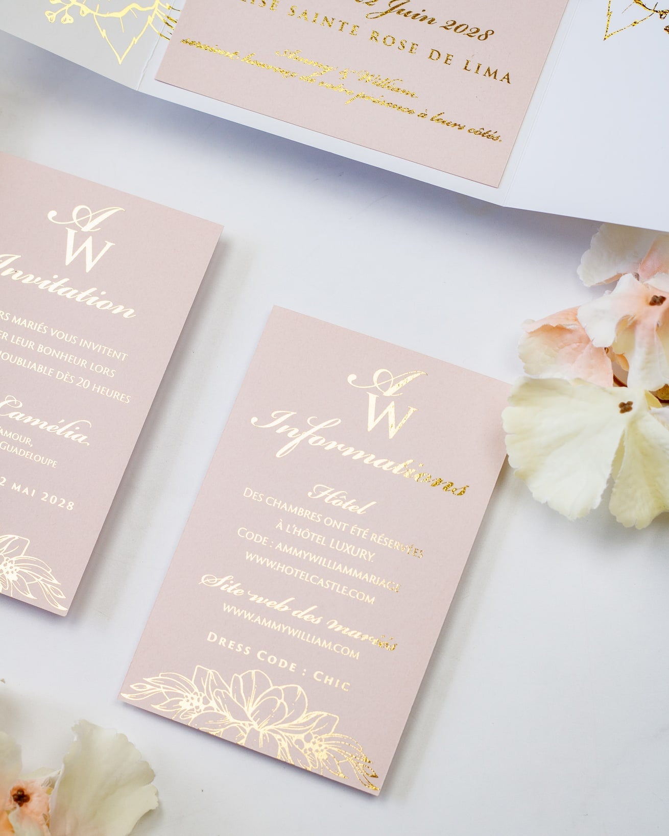 Jana - Echantillon - Faire - part - Luxe Carterie Studio