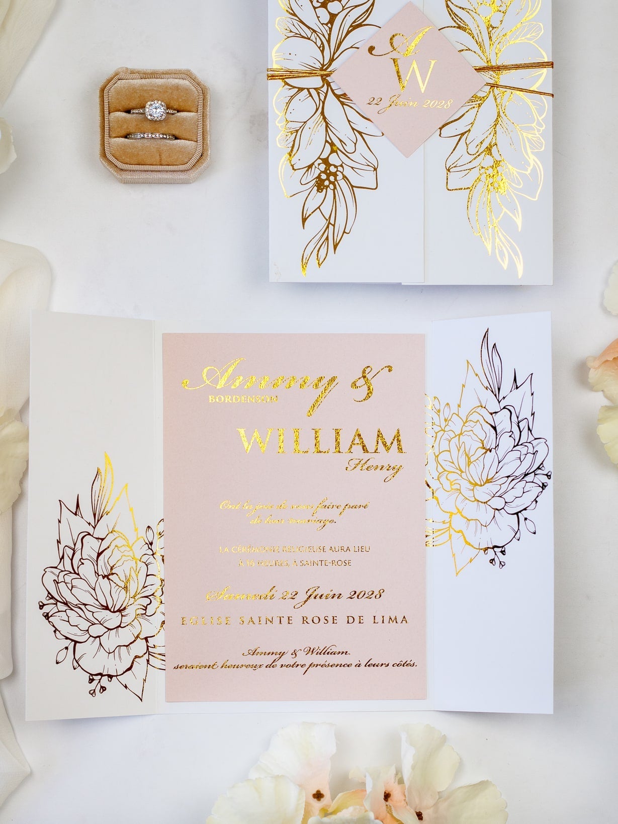 Jana - Echantillon - Faire - part - Luxe Carterie Studio