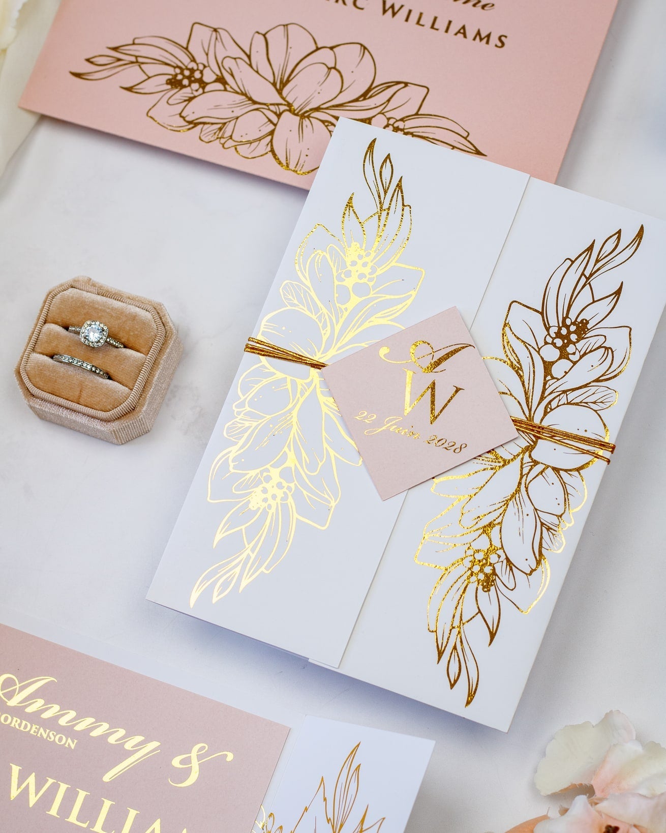Jana - Echantillon - Faire - part - Luxe Carterie Studio