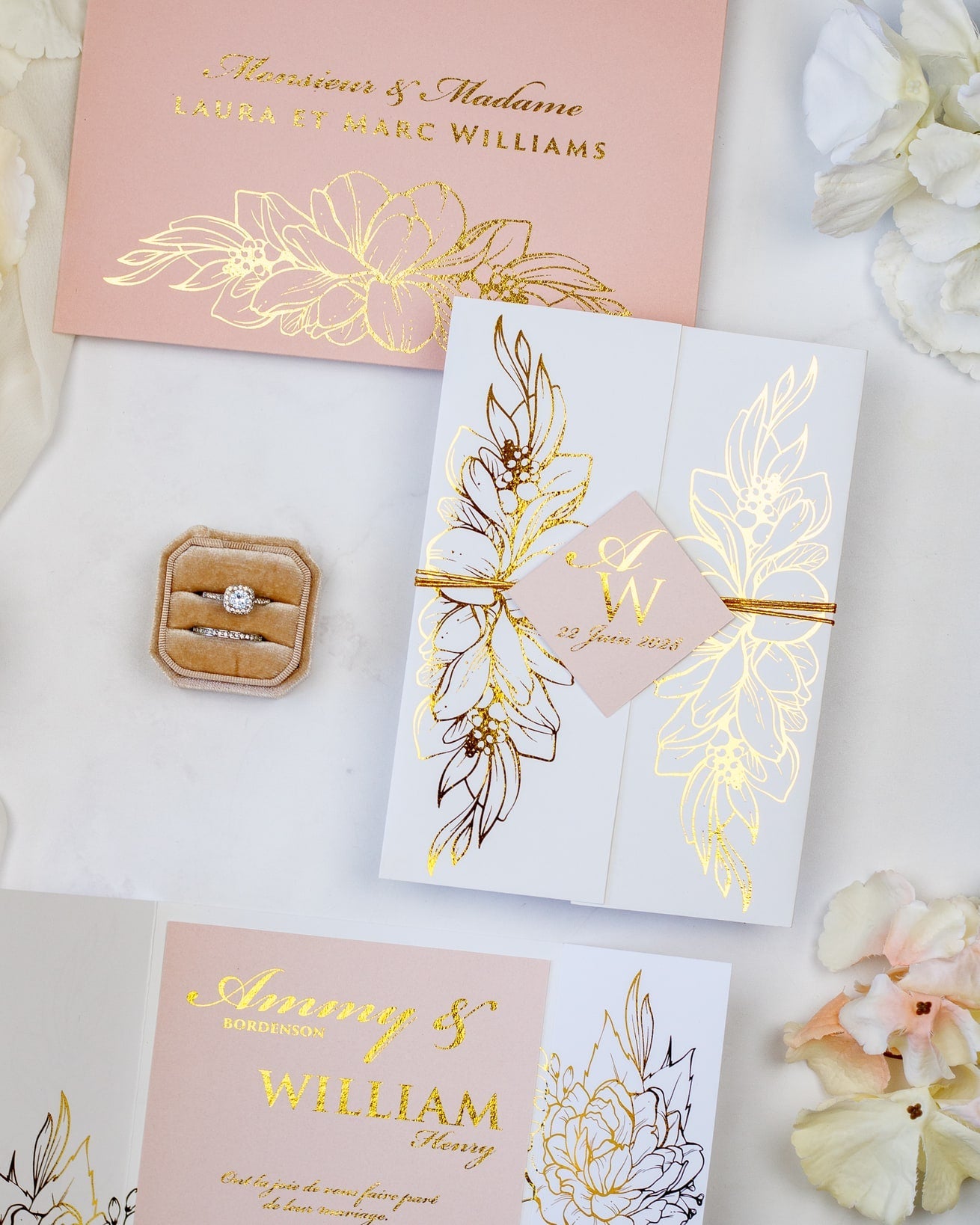 Jana - Echantillon - Faire - part - Luxe Carterie Studio