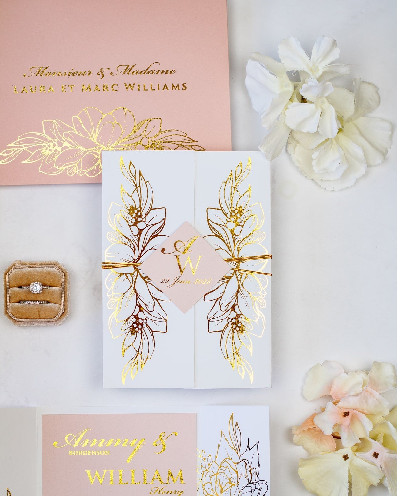 Jana - Echantillon - Faire - part - Luxe Carterie Studio