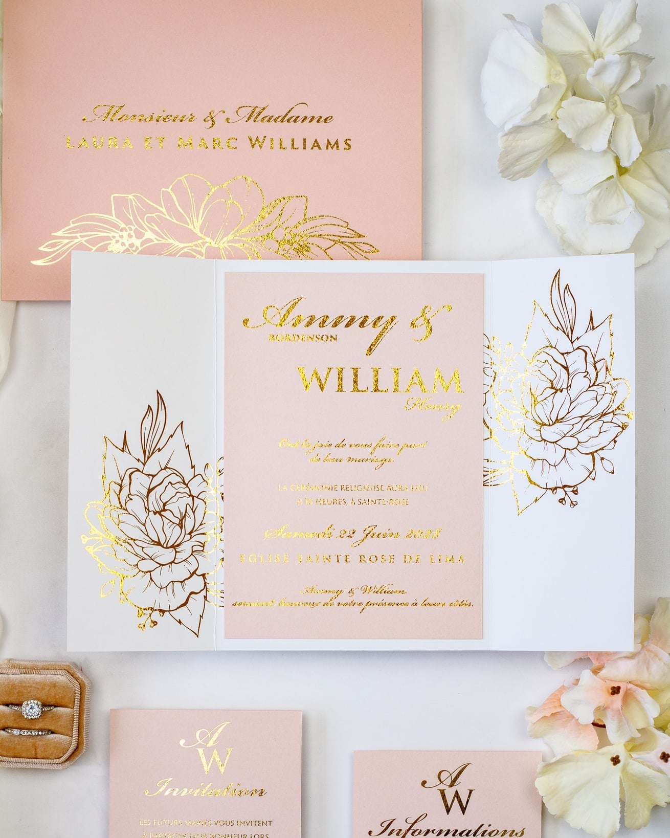 Jana - Echantillon - Faire - part - Luxe Carterie Studio