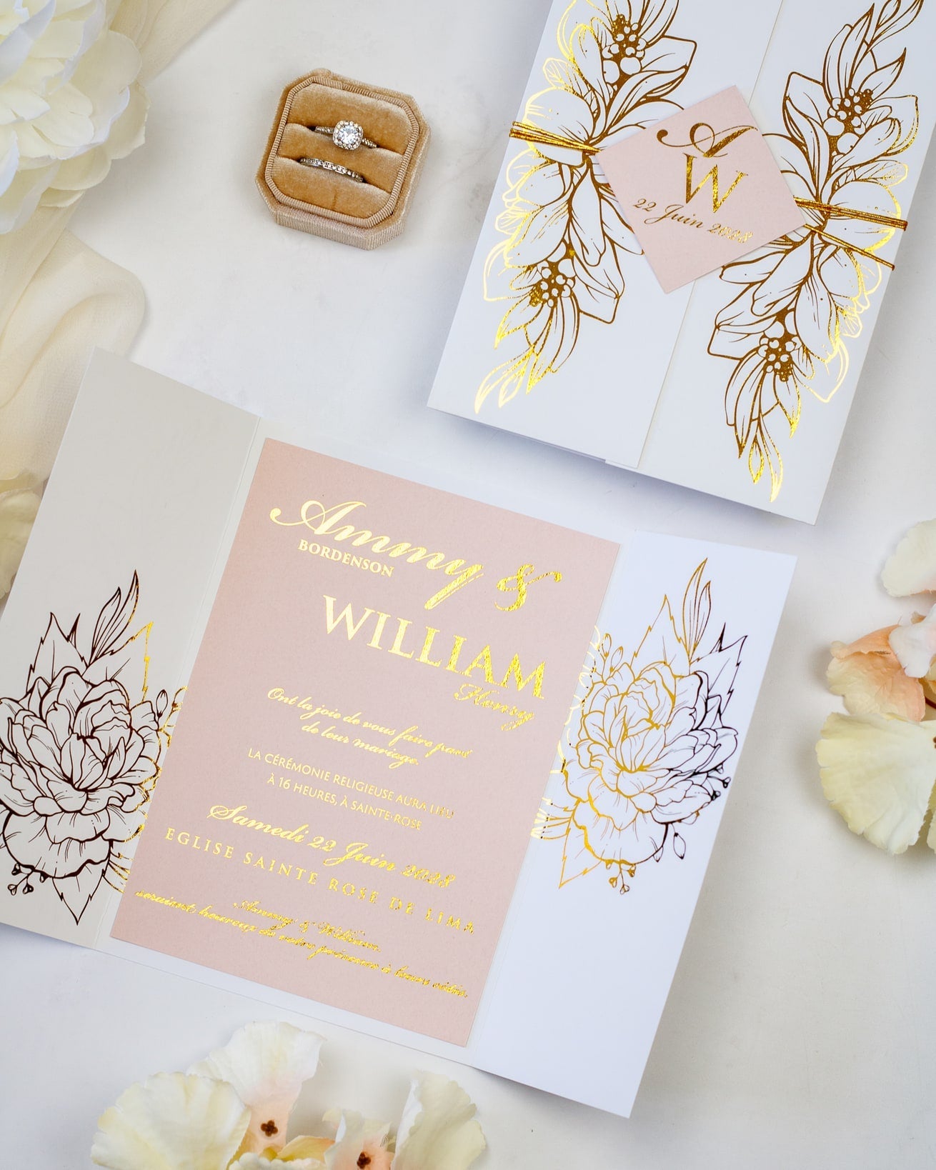 Jana - Echantillon - Faire - part - Luxe Carterie Studio