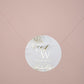 "Jana - Sticker" - Faire-part de mariage chic, élégant et romantique avec dorure or - Wedding stationery - Création Luxe Carterie Studio