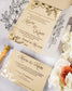 "Jasmin" - Faire-part de mariage chic, élégant et romantique avec dorure or - Wedding stationery - Création Luxe Carterie Studio