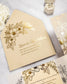 "Jasmin" - Faire-part de mariage chic, élégant et romantique avec dorure or - Wedding stationery - Création Luxe Carterie Studio