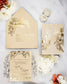 "Jasmin" - Faire-part de mariage chic, élégant et romantique avec dorure or - Wedding stationery - Création Luxe Carterie Studio