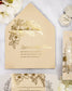 "Jasmin" - Faire-part de mariage chic, élégant et romantique avec dorure or - Wedding stationery - Création Luxe Carterie Studio