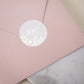 "Jasmin - Sticker" - Faire-part de mariage chic, élégant et romantique avec dorure or - Wedding stationery - Création Luxe Carterie Studio