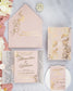 "Jonquille" - Faire-part de mariage chic, élégant et romantique avec dorure or - Wedding stationery - Création Luxe Carterie Studio
